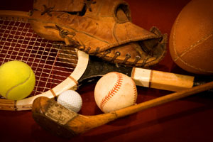 vintage sports equipment