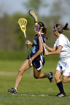 women lacrosse players