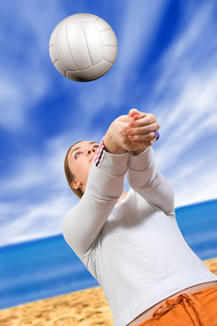 beach volleyball player